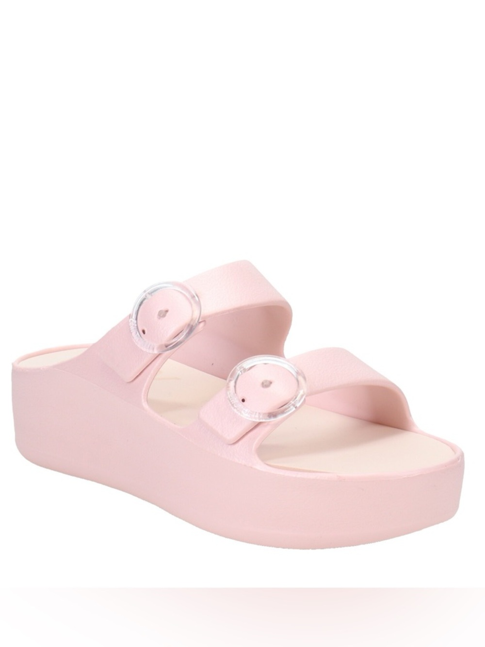 Lemon Jelly Pink Platform Slides Jelly Sandals Women’s size 40/ US 9